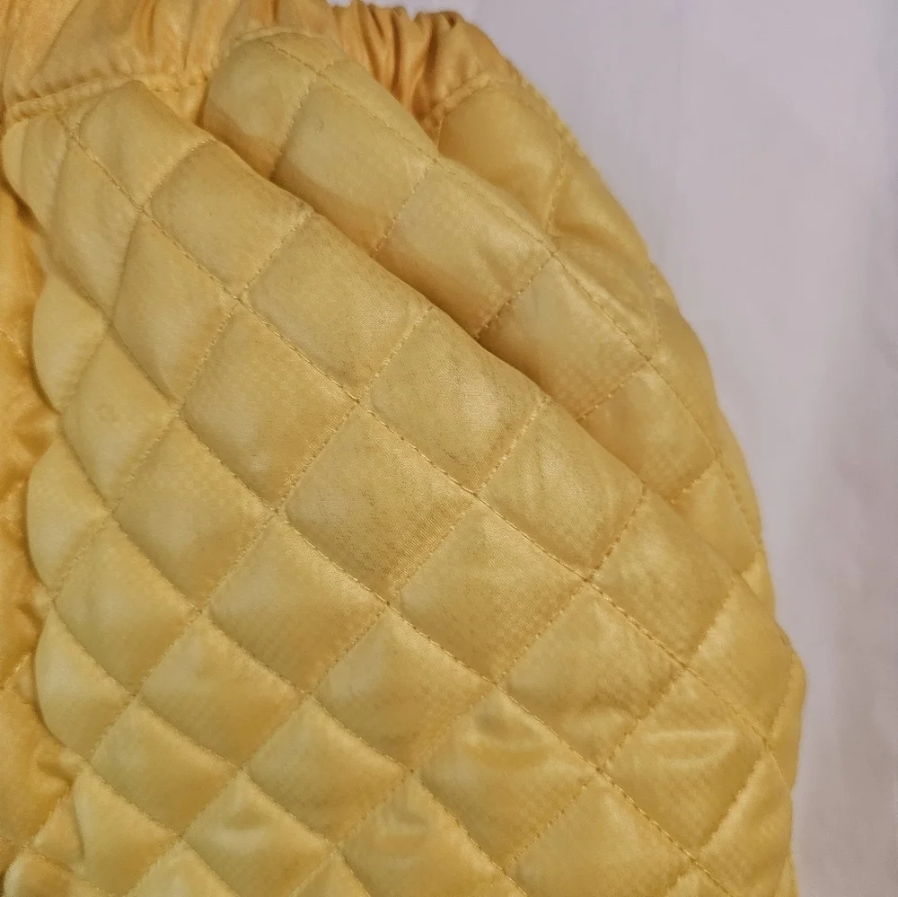 Oliver Thomas Tennis Backpack Drawstring Bag Cinch Yellow - Picture 8 of 15